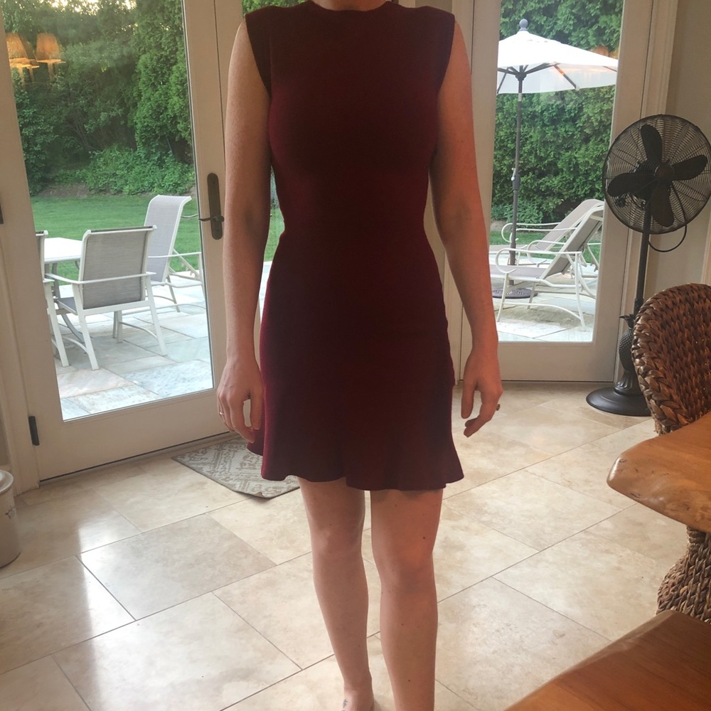 Maroon Zara dress
